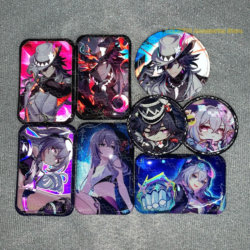 Cosplay Anime Top - Game La Mancha Ashveil Silver Wolf