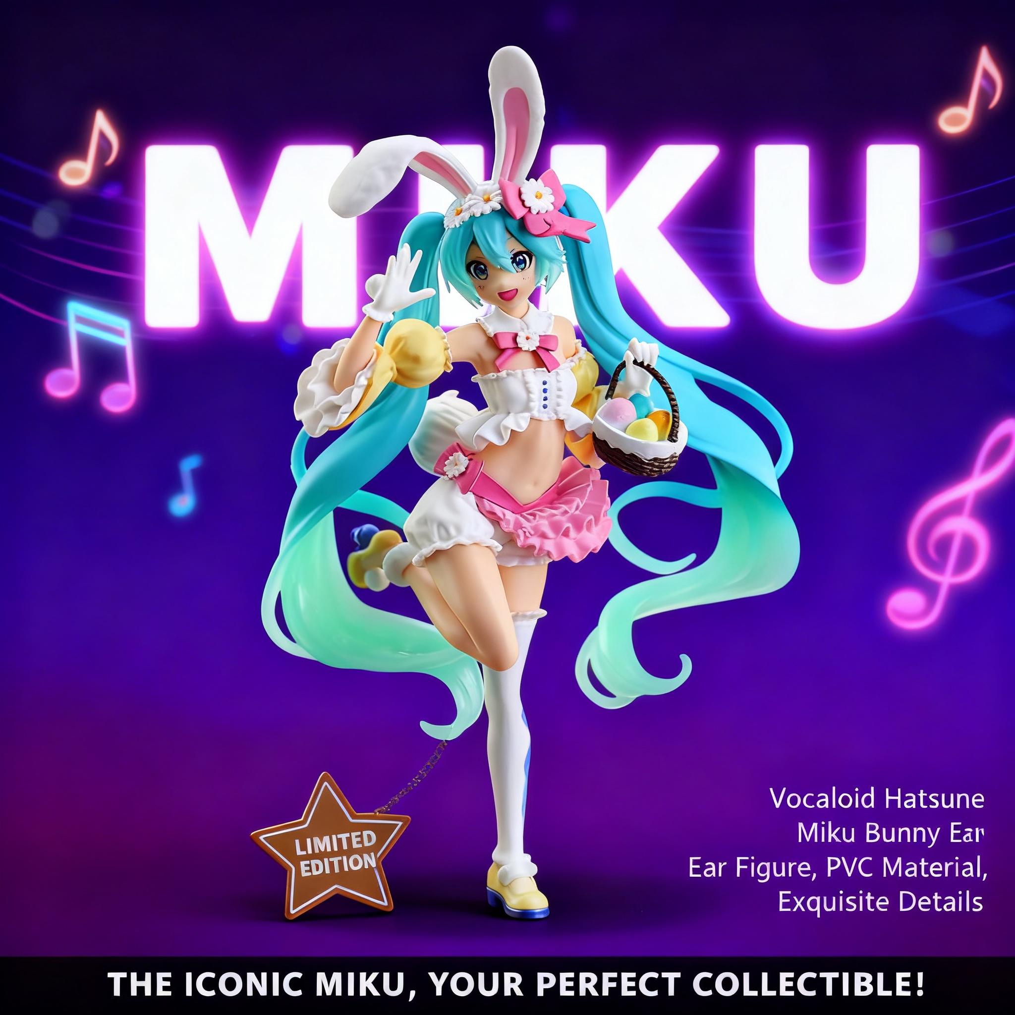 Cosplay Anime N - Hatsune Miku Figure Anime Doll with