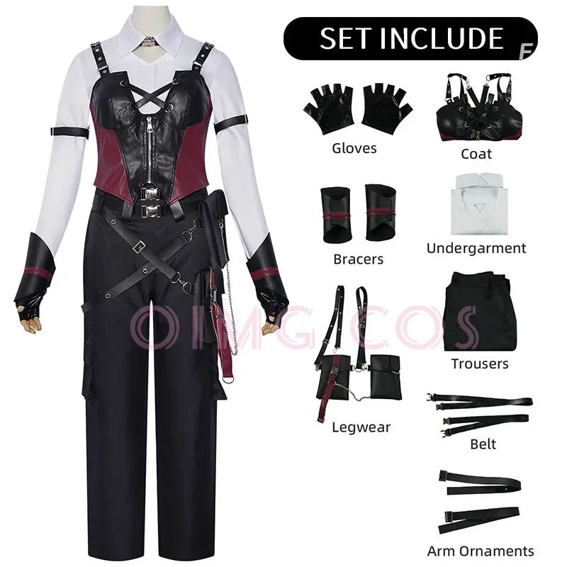 Cosplay Anime Top - Love and deepspace Deep Space Hunter