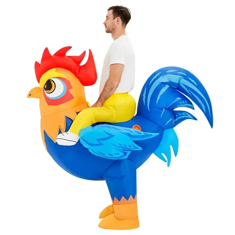 Cosplay Anime N - e,4;v'6\k/Adult Animal Rooster Flamingo Horse Inflatable