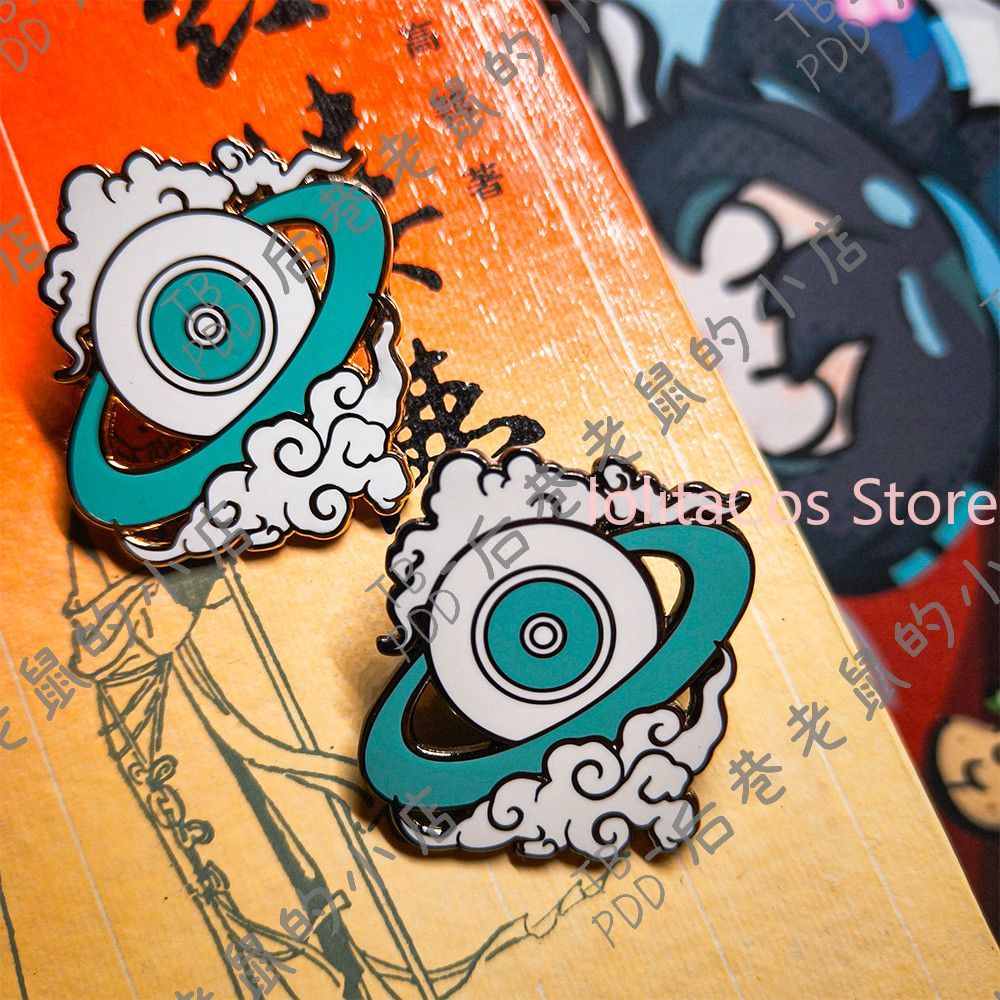 Cosplay Anime Top - Limbus Company Hong Lu Metal Badge