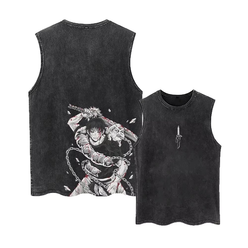 Jujutsu Kaisen Uniform - 2026 Jujutsu Kaisen Summer Gym Vest