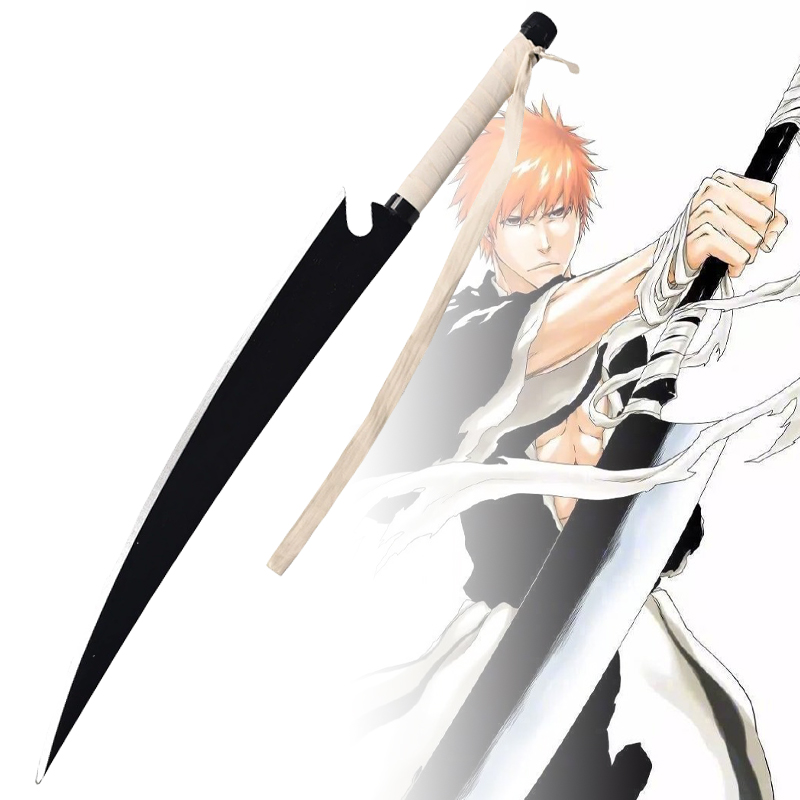Kurosaki Ichigo Katana Anime B - Anime Cosplay Katana 评论和价格