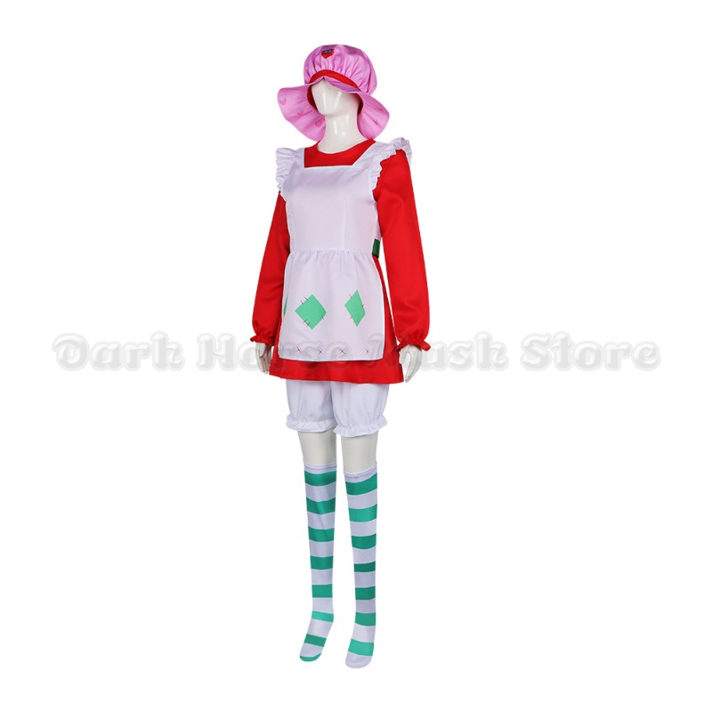 Vintage Strawberry Shortcake C - Anime Cosplay Dress For Women 评论和价格