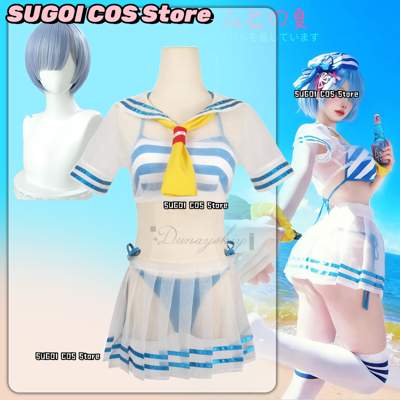 {SUGOI COS}Re:Life In A Differ - Re Zero Rem Wig 评论和价格