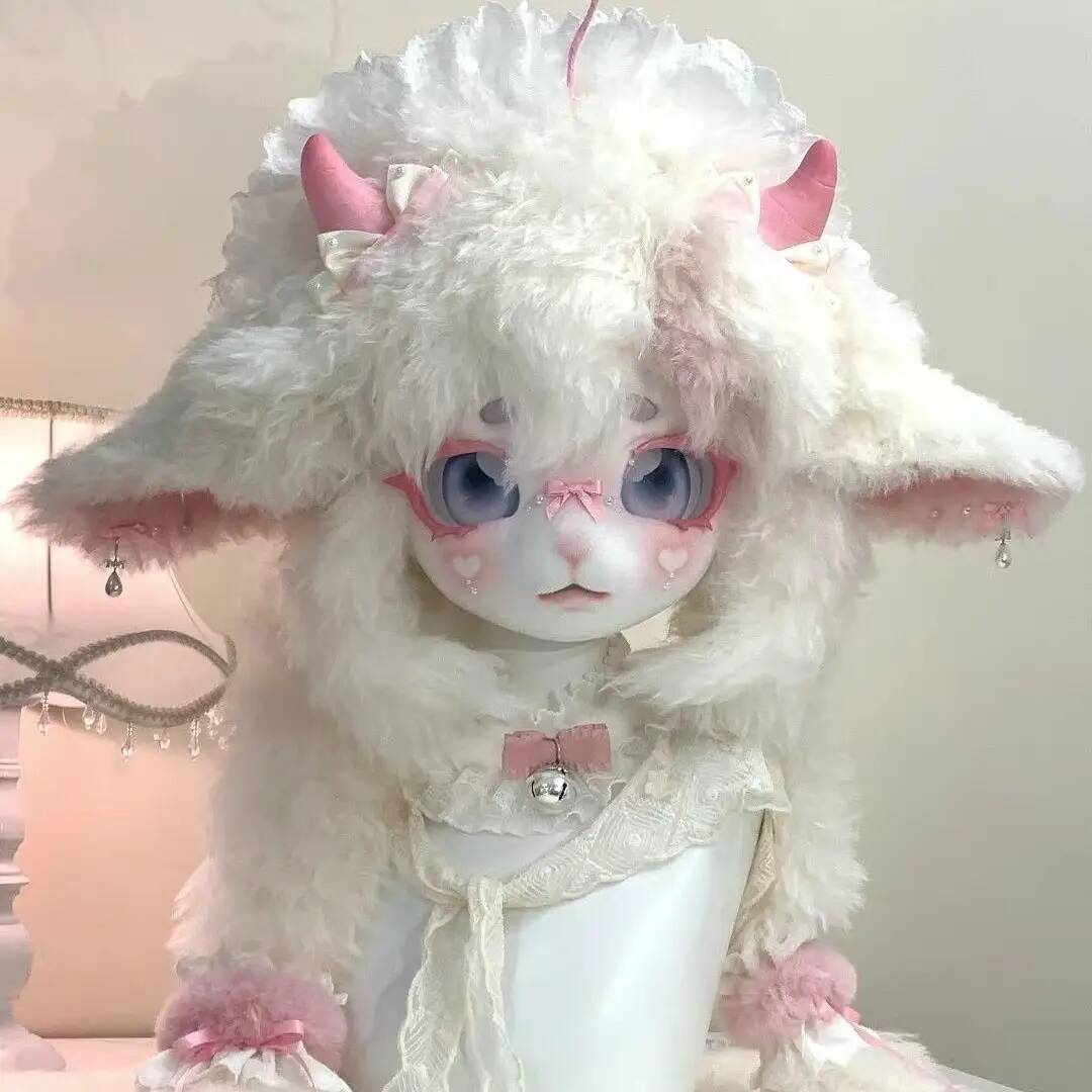 Handmade Kig Fursuit Head, Cut - Anime Cosplay Costumes Female 评论和价格