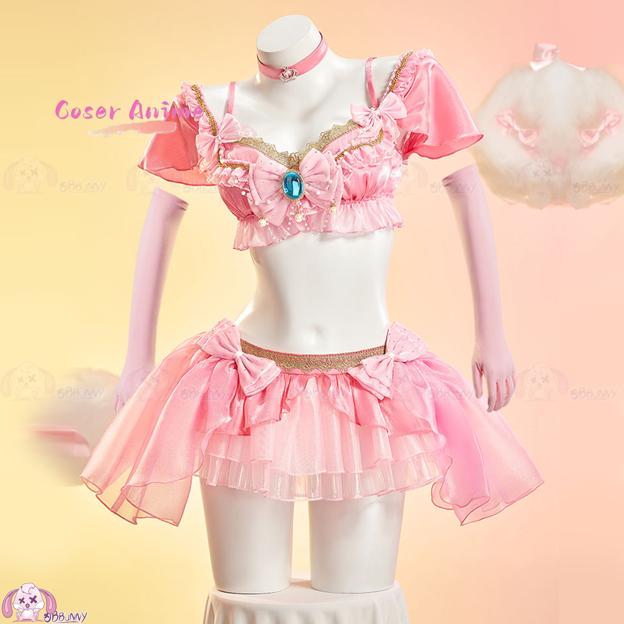 Sweet Peach Idol Mini Skirt Se - Anime Cosplay Festival 评论和价格
