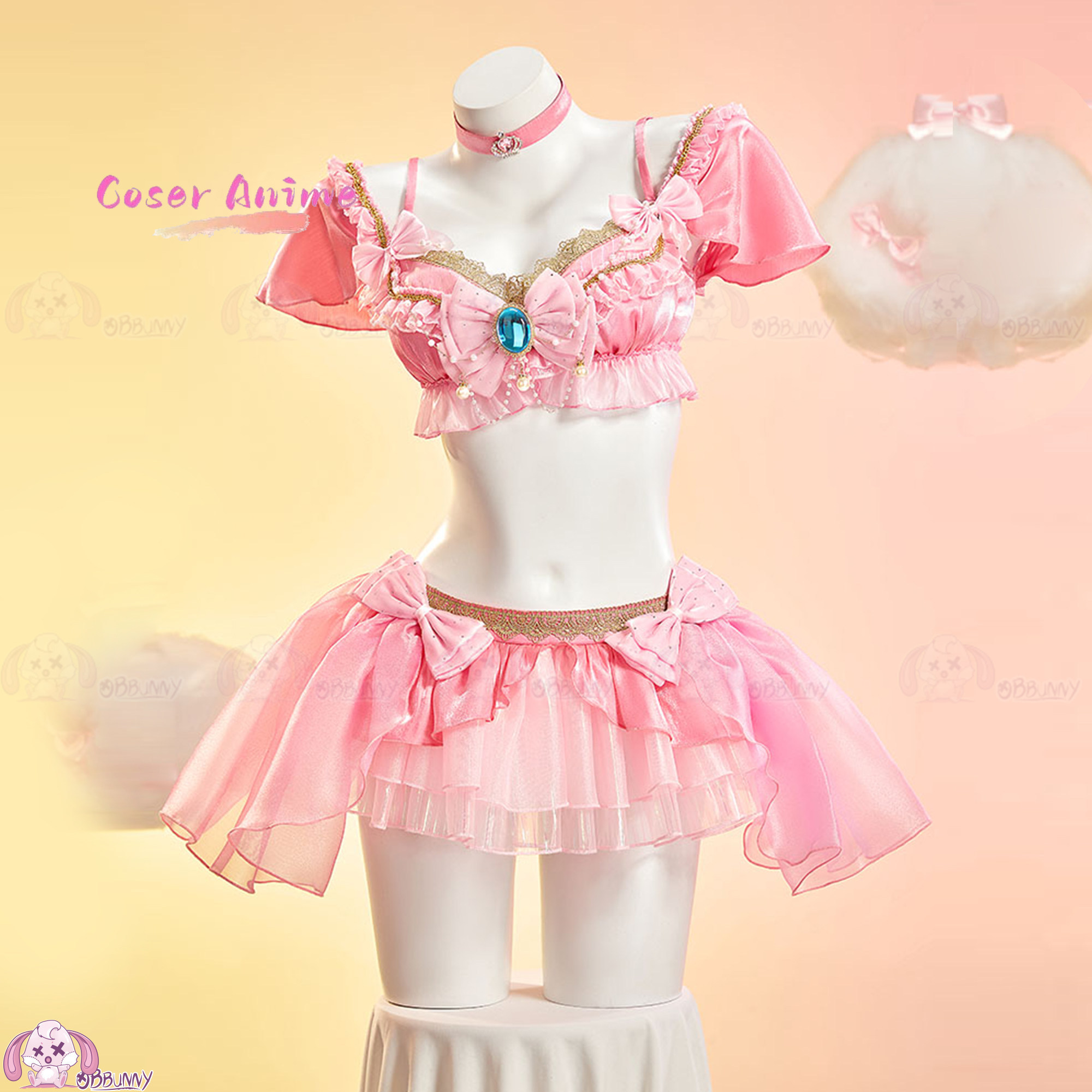 Sweet Peach Idol Mini Skirt Se - Anime Cosplay Festival 评论和价格