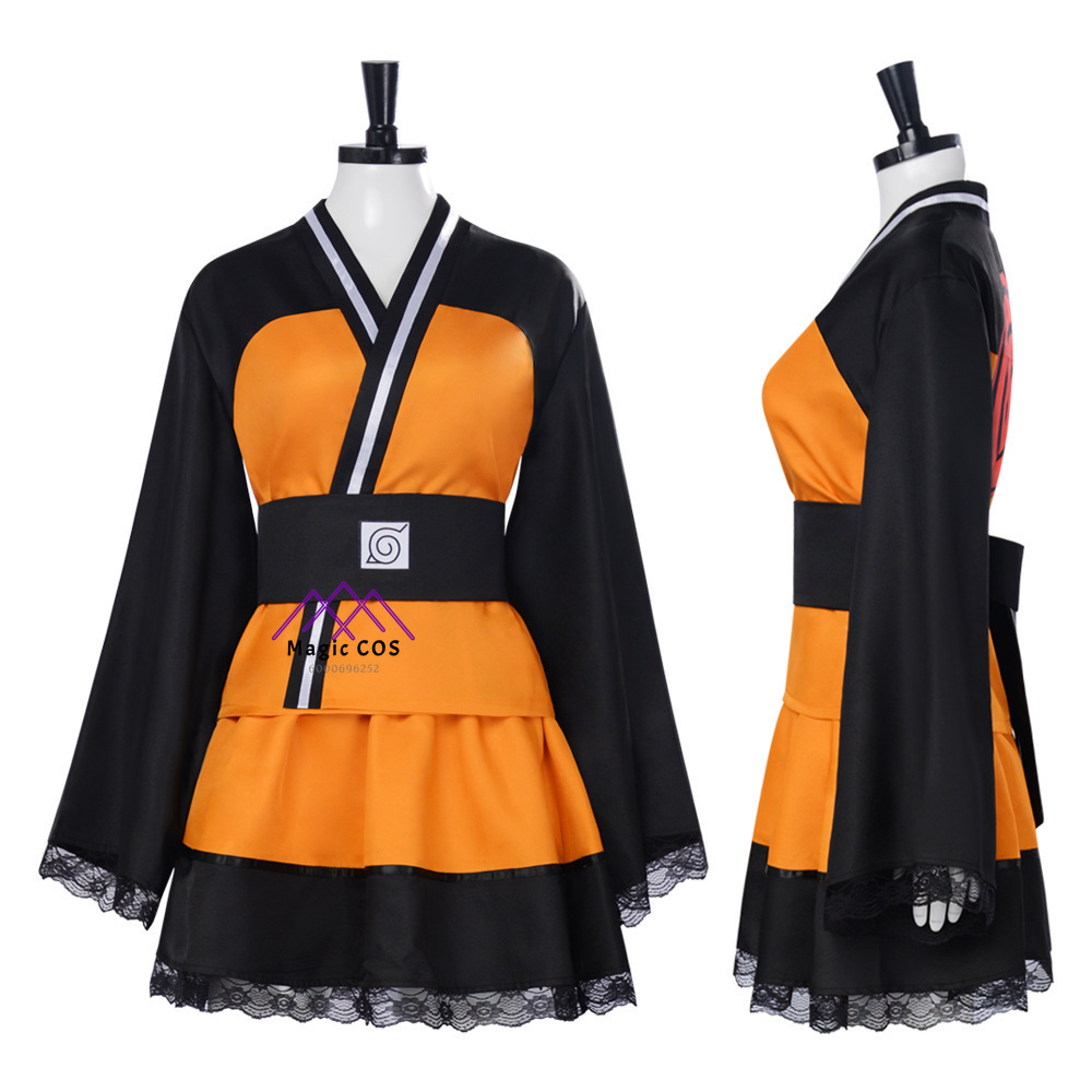 Anime Shippuden Cosplay Costum - Anime Cosplay Kimono 评论和价格