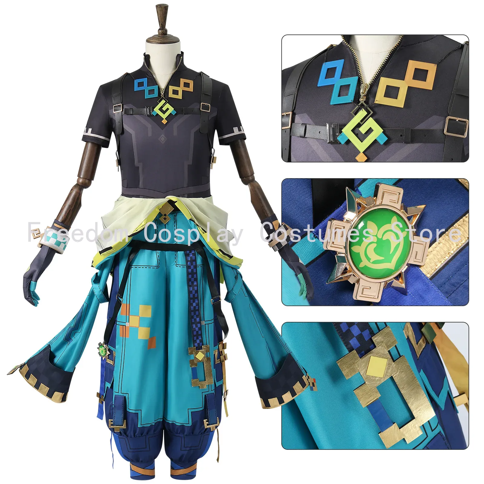 Game Genshin Impact Kinich Cos - Cosplay Anime Top 评论和价格
