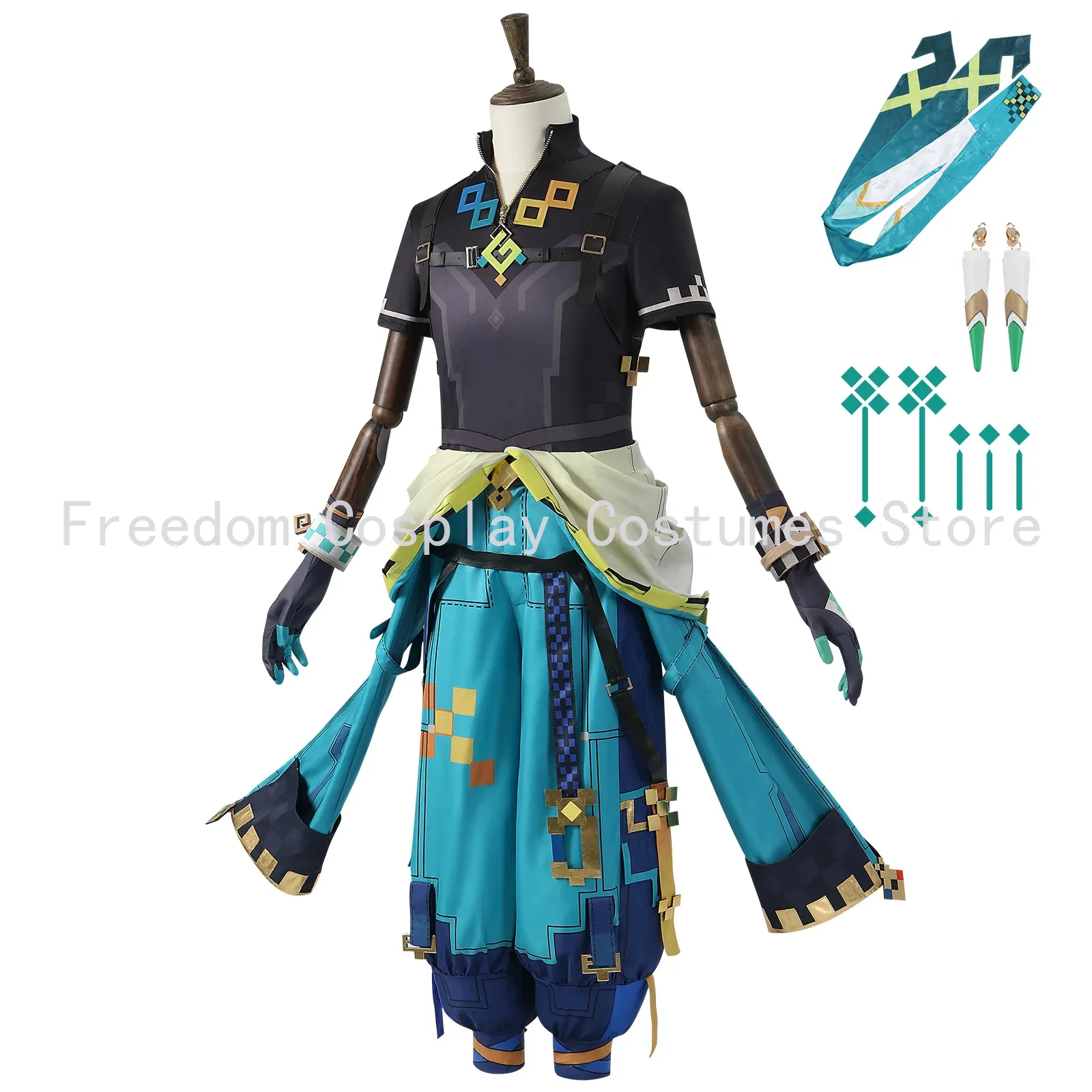 Game Genshin Impact Kinich Cos - Cosplay Anime Top 评论和价格