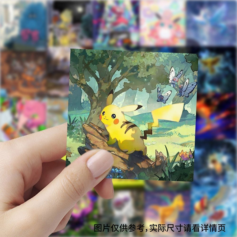 177pcs Pokémon card square sti - Anime Cosplay Diy 评论和价格