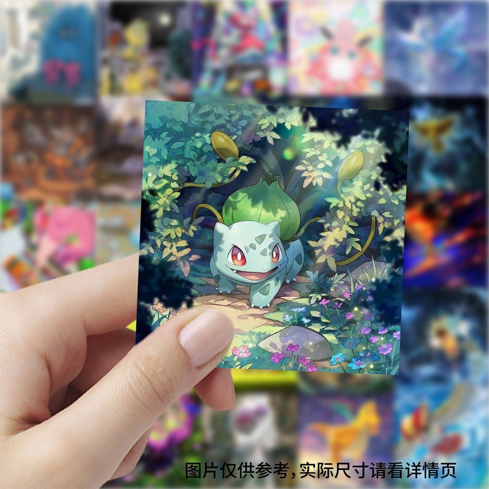 177pcs Pokémon card square sti - Anime Cosplay Diy 评论和价格