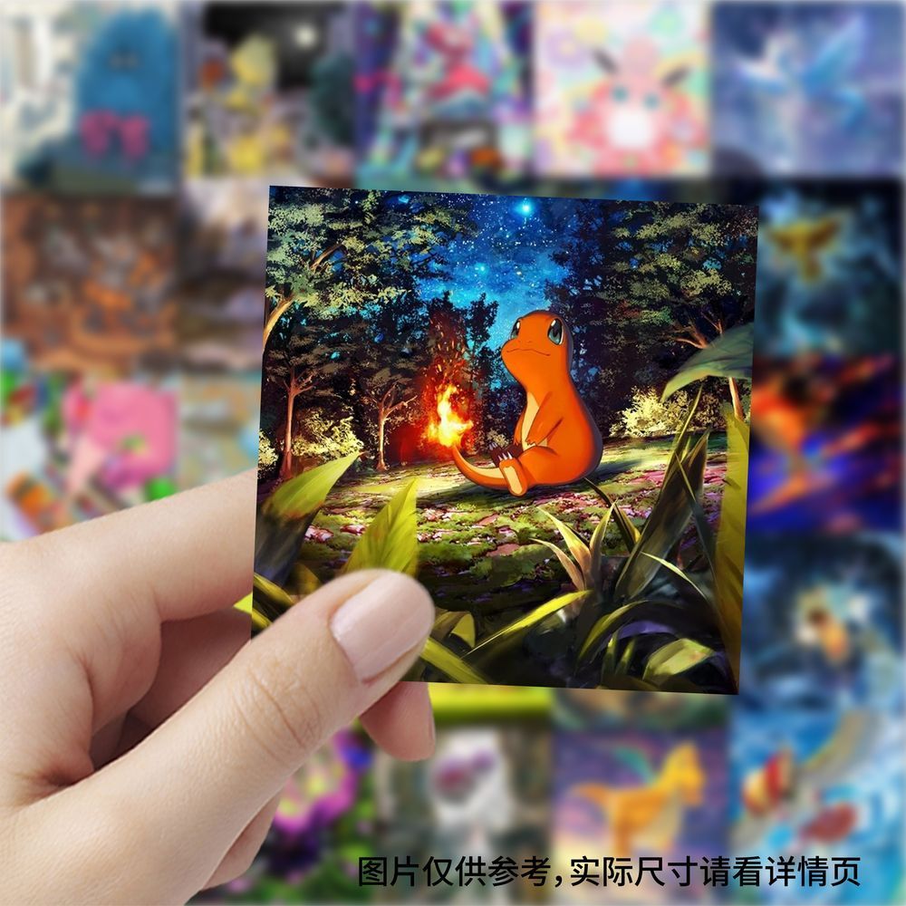177pcs Pokémon card square sti - Anime Cosplay Diy 评论和价格