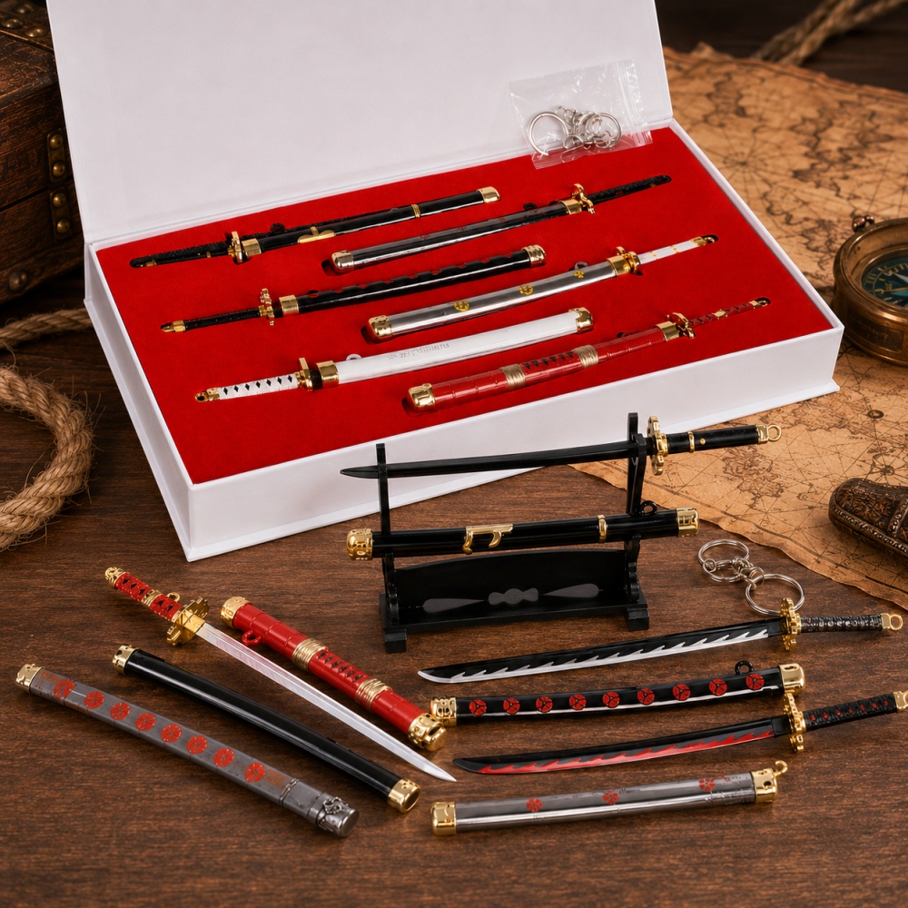 Anime One Piece Zoro Sword Key - Anime Cosplay Katana 评论和价格