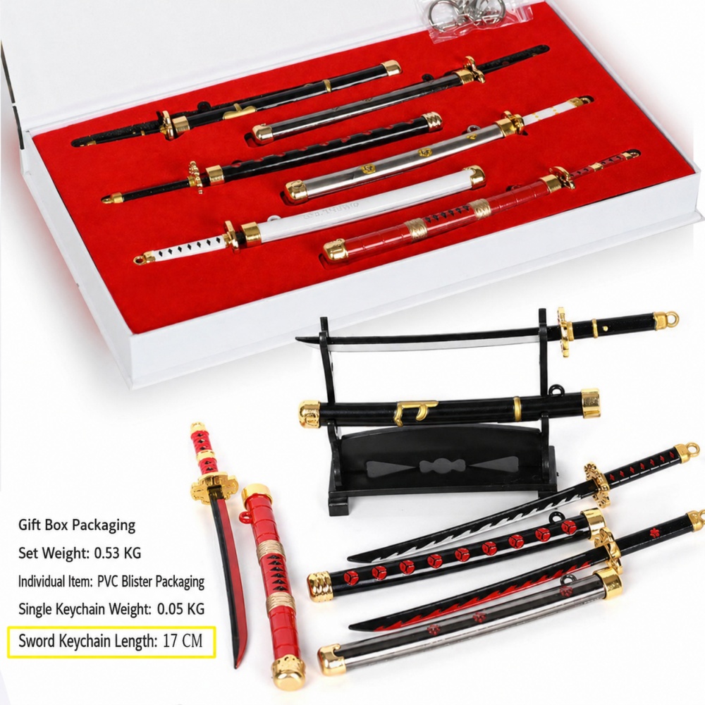 Anime One Piece Zoro Sword Key - Anime Cosplay Katana 评论和价格