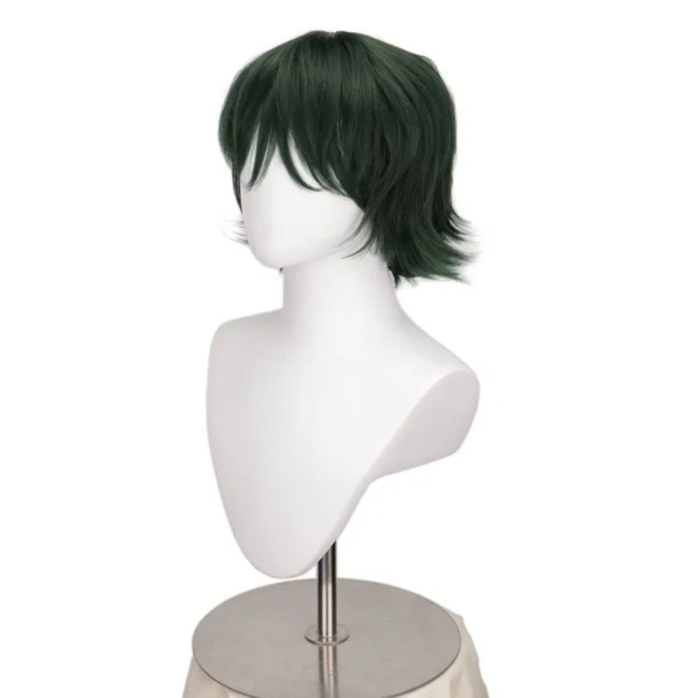 Short Green Hair Glasses Shime - Jujutsu Kaisen Uniform 评论和价格