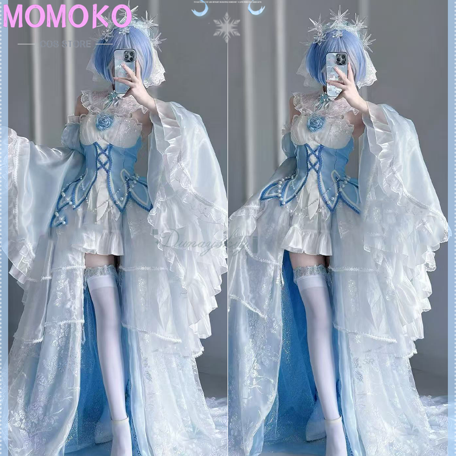 Anime Re:Zero Ramu Gorgeous Un - Re Zero Rem Wig 评论和价格