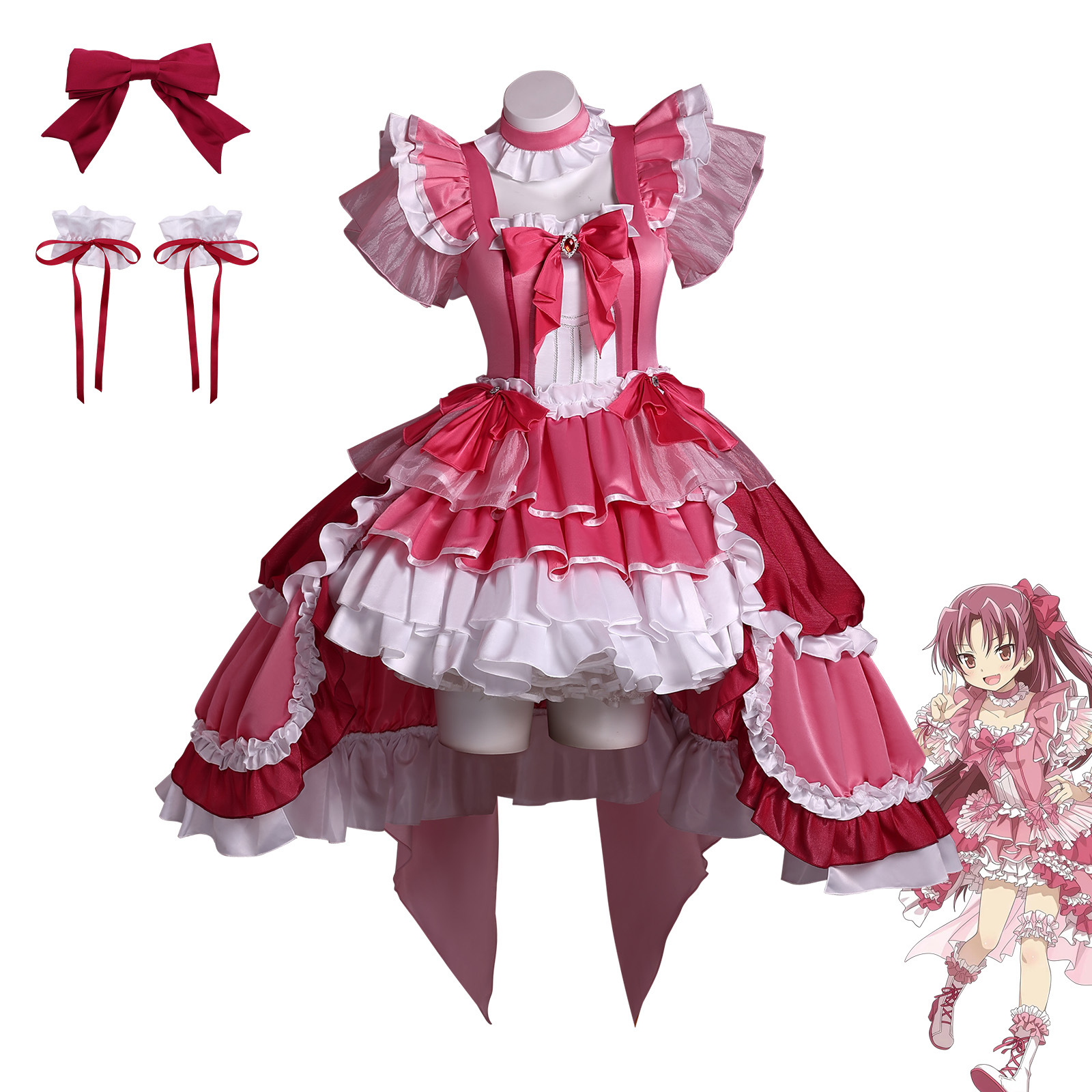 Sakura Kyouko Cosplay Costume  - Anime Cosplay Diy 评论和价格
