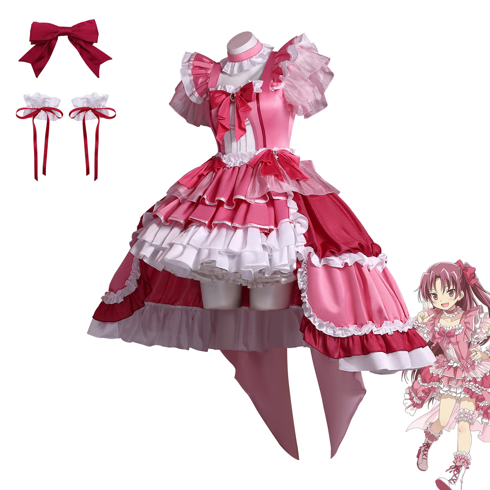 Sakura Kyouko Cosplay Costume  - Anime Cosplay Diy 评论和价格