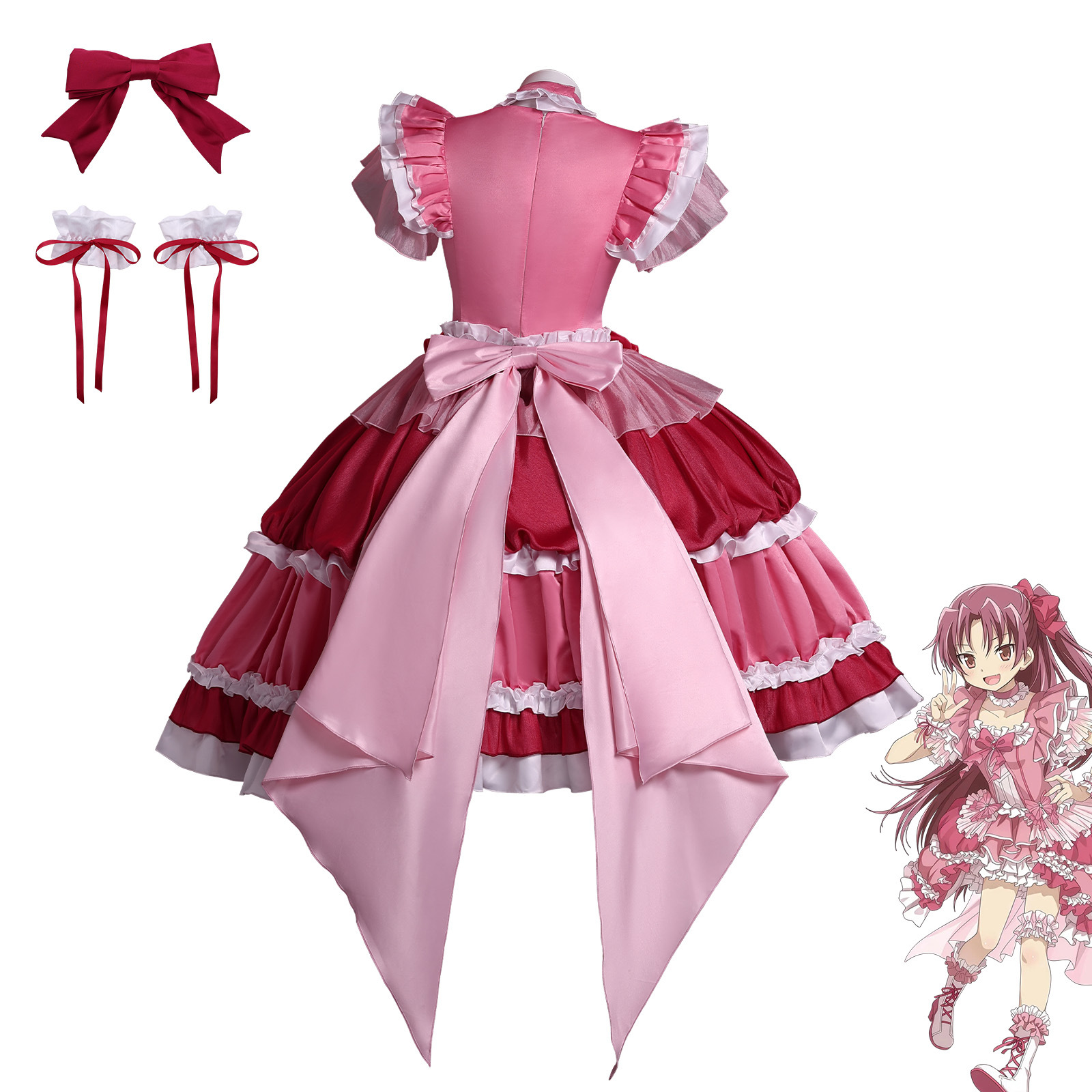 Sakura Kyouko Cosplay Costume  - Anime Cosplay Diy 评论和价格