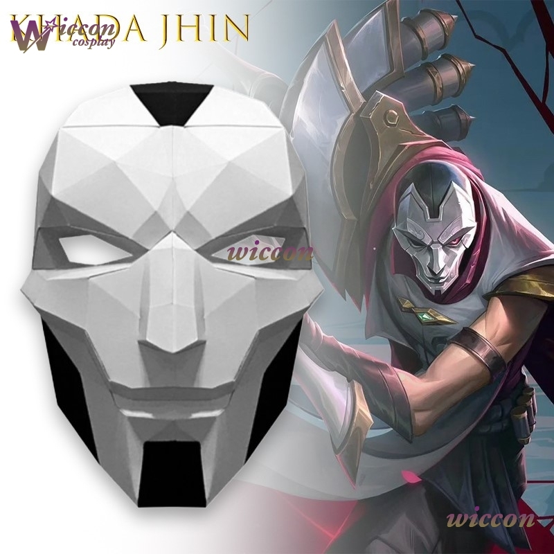 CosC Khada Jhin Oni Mask DIY P - Anime Cosplay Diy 评论和价格