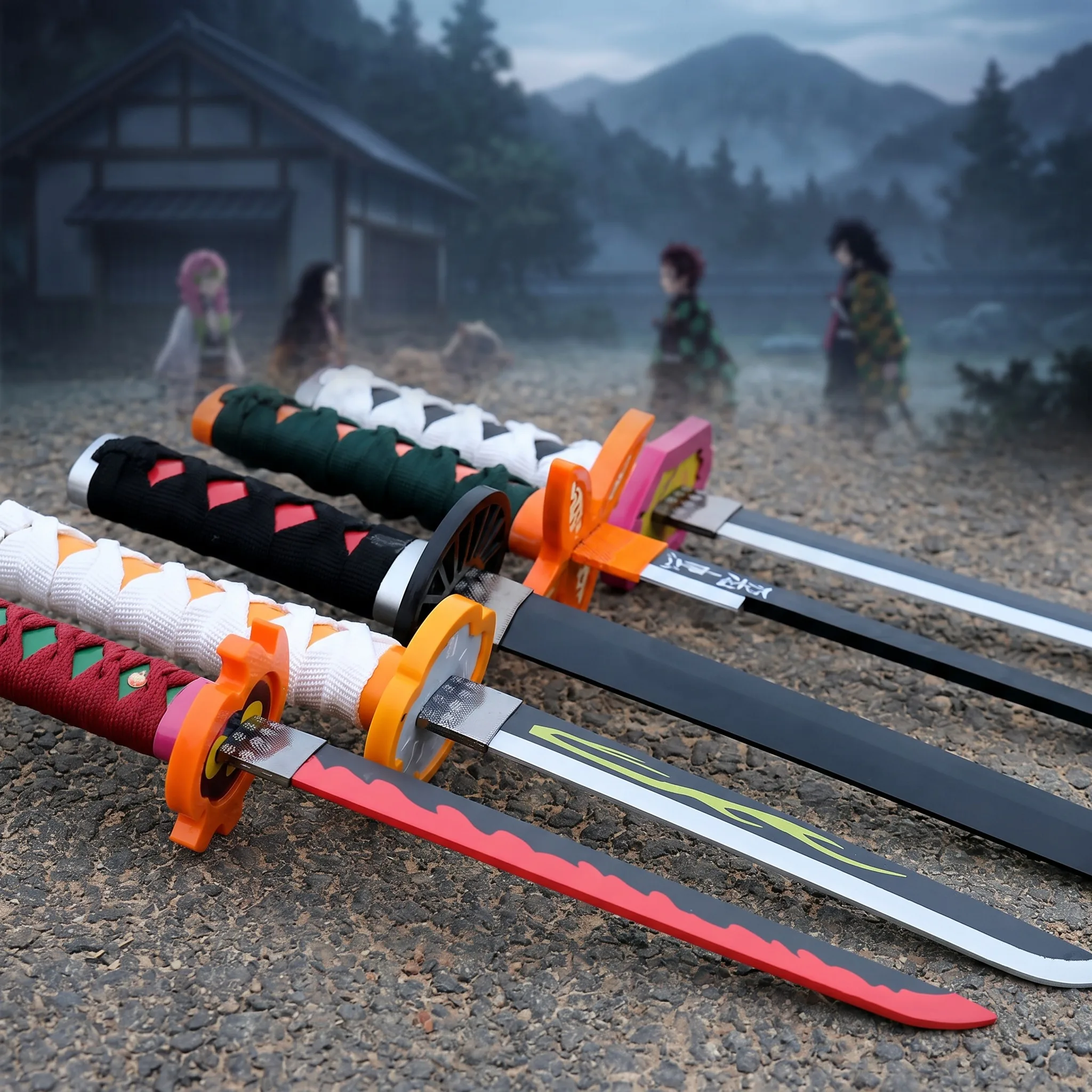 72 104cm Demon Slayer Katana T - Anime Cosplay Katana 评论和价格
