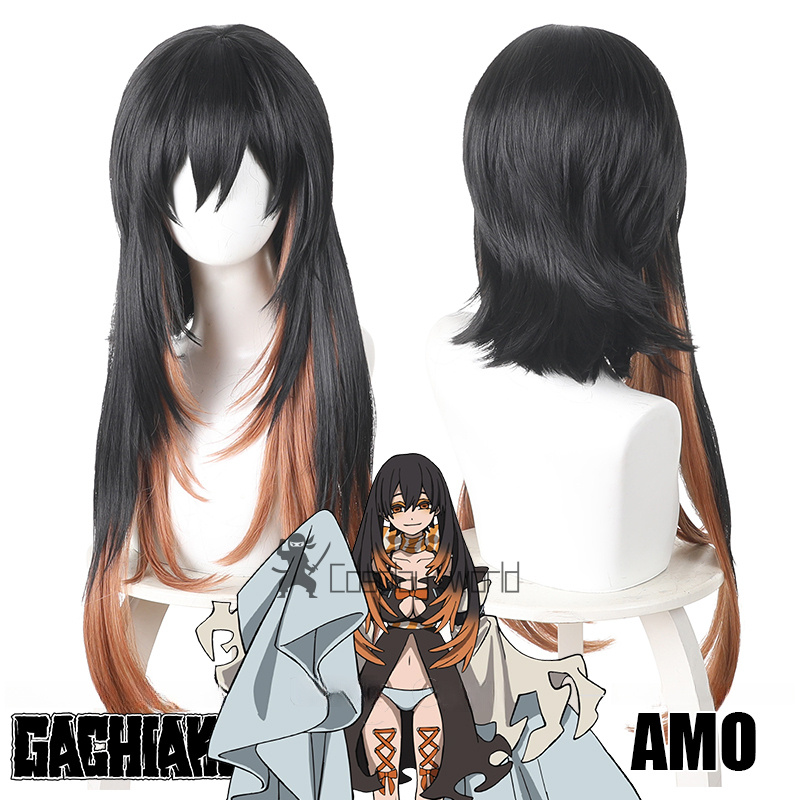 Amo Empool Cosplay Wig Anime G - Anime Cosplay Girl With Black Hair 评论和价格