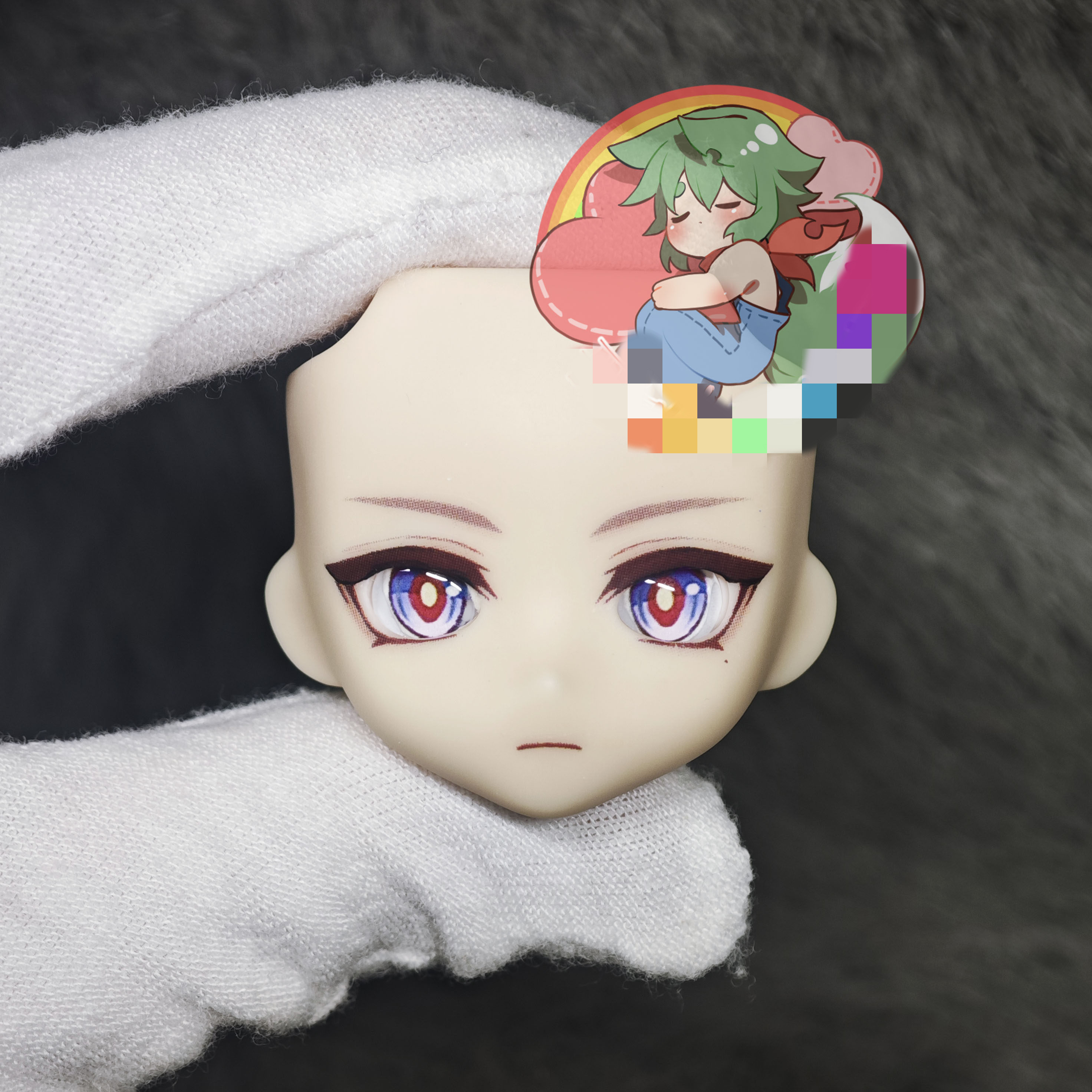 Genshin Impact Illuga OB11 OB2 - Anime Cosplay Eye Makeup 评论和价格