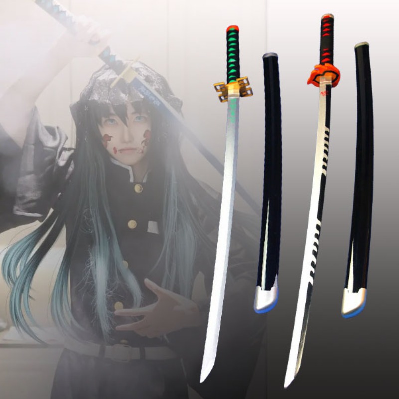 41in/104cm Demon Slayer Katana - Anime Cosplay Katana 评论和价格