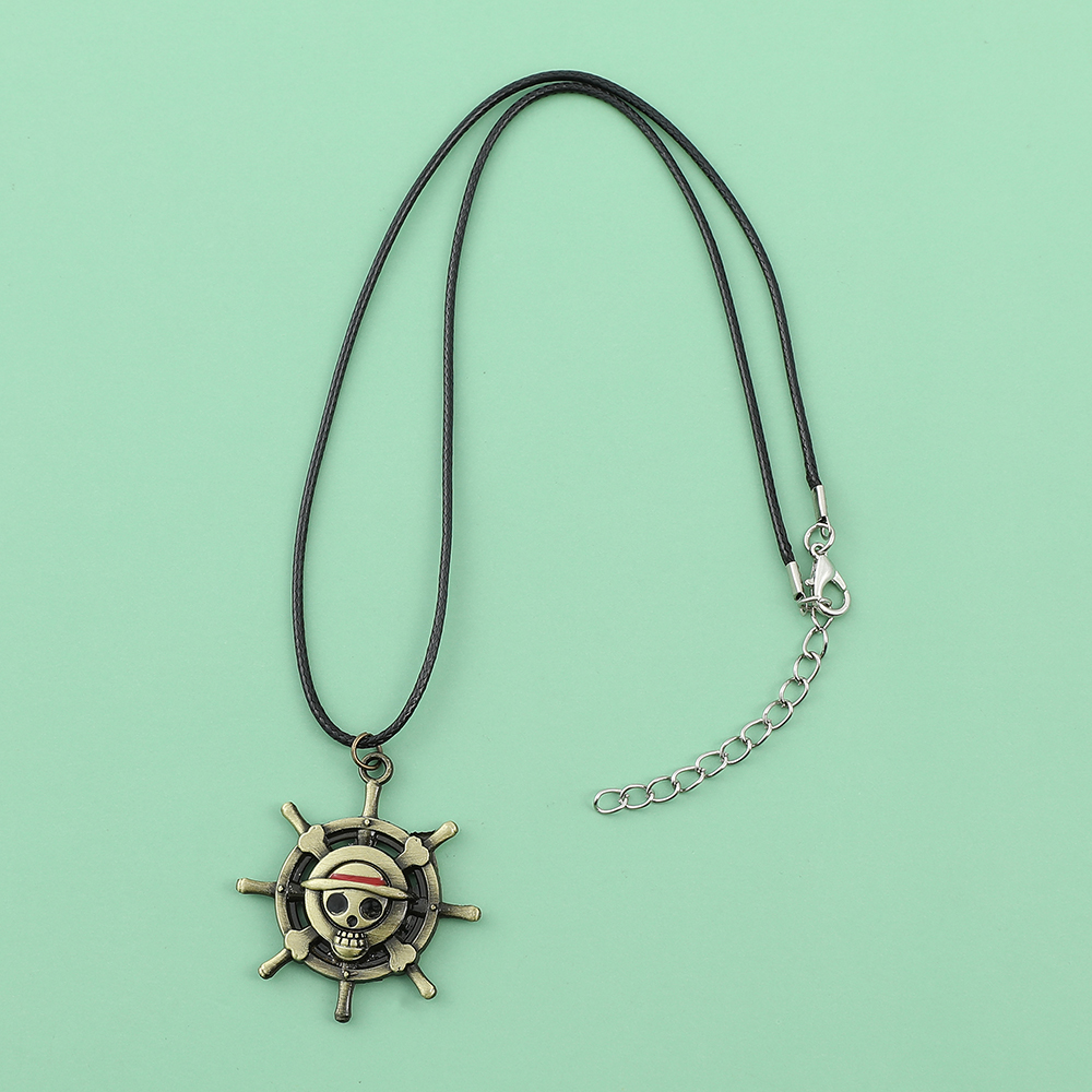 One Piece Skull Logo Necklace  - Anime Cosplay One Piece 评论和价格